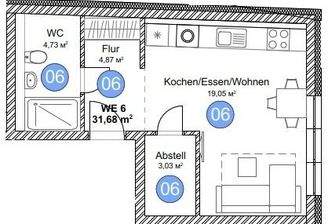 Grundriss Whg. 06