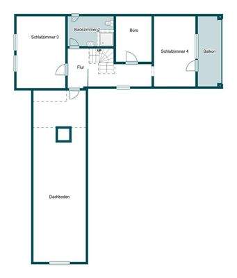 Grundriss Skizze 1.OG