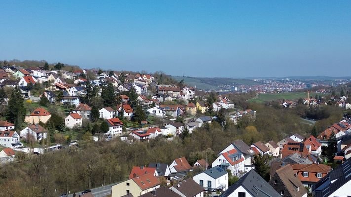 Weitblick vom Grundstück aus