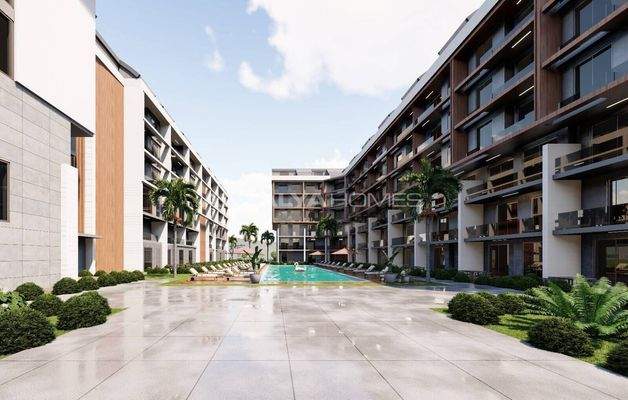 Stylish Apartments in a Complex with Pool in Antalya Konyaaltı
