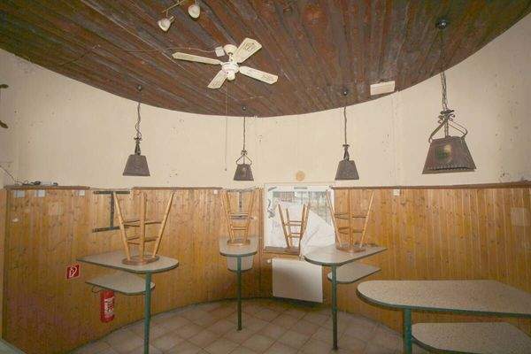 Einstiger Imbissbereich in Eingangsnähe