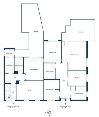 Grundriss EG A und B