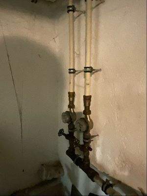 getrennte Wasserzähler