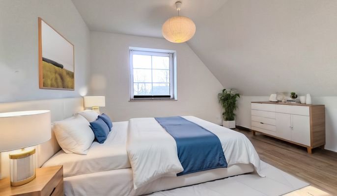 Schlafzimmer KI-Homestaging