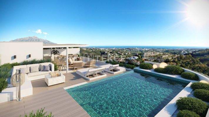Sea View Flats with Luxury Design in Benahavis