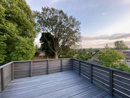 Aufdachterrasse zum Garten