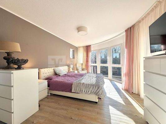 Heller Schlafbereich