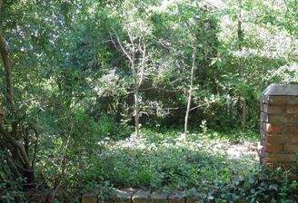 Grundstücksfläche in der Tiefe 