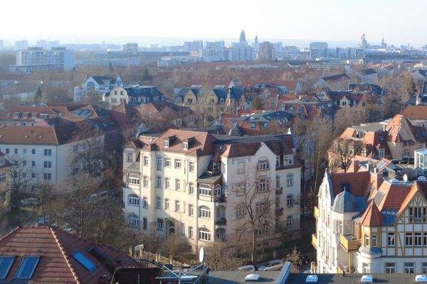 Luftaufnahme vom Gebäude