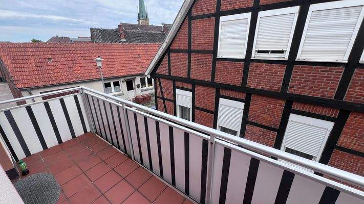 Gemütlicher Balkonblick