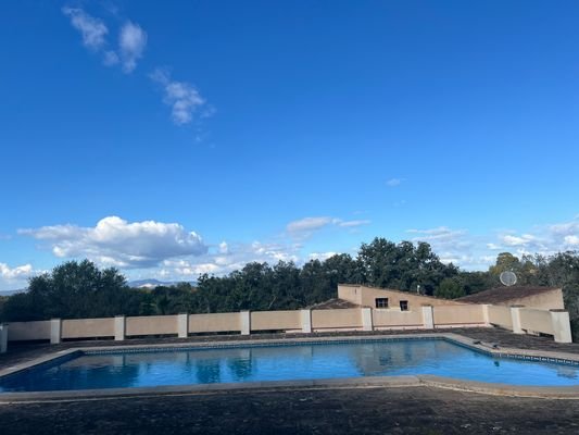 Panoramablick vom Pool