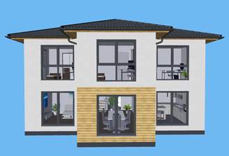 moderne 156 m²  WF mit Büro