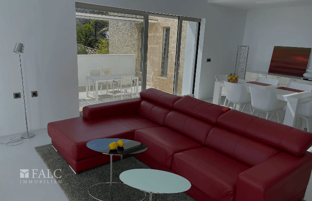 Wohnen und Essbereich