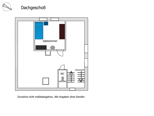 Grundriss Dachgeschoß