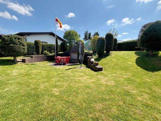 herrlich, großer Garten