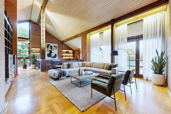 Virtuelles Staging oberer Wohnbereich