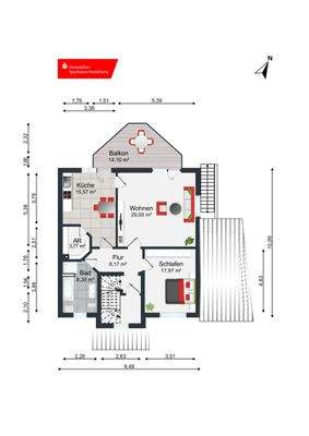 Grundriss Dachgeschoss