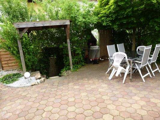 nicht einsehbarer  Garten