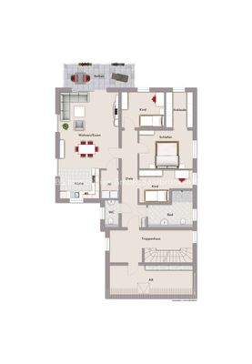 Grundriss Obergeschoss