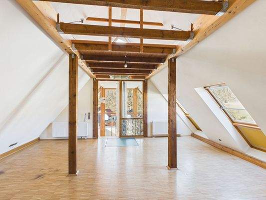 ausgebautes Dachgeschoss im Anbau