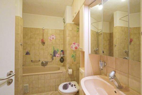 Innenliegendes Wannenbad