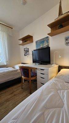 Schlafzmmer mit 2 Einzelbetten