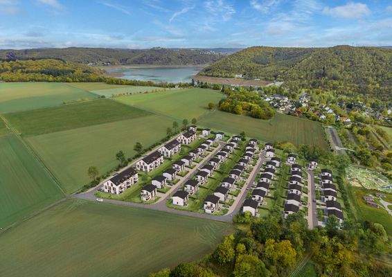 Urlaubsquartier am Edersee Blick auf den See