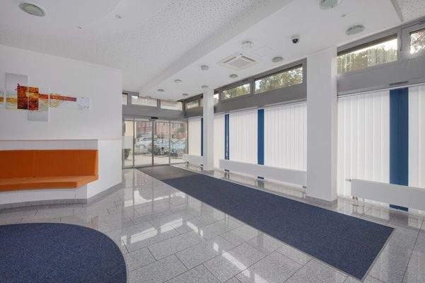 Eingangsbereich und Schalterraum