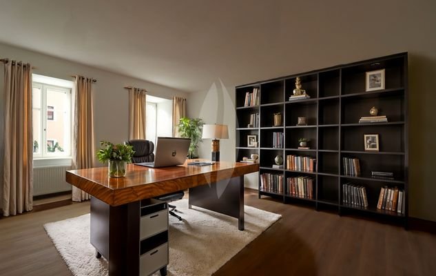Gestaltungsvorschlag Arbeitszimmer - 1. OG
