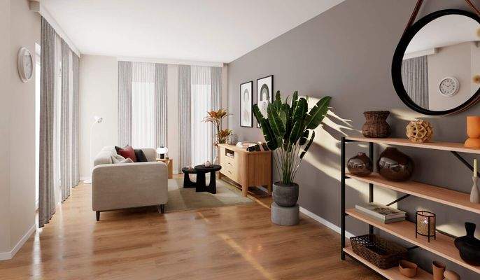 Das gemütliche Wohnzimmer