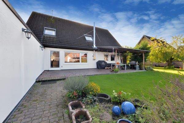 rückwärtiger Blick aufs Haus