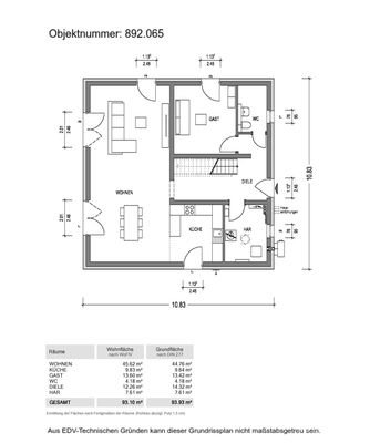 Grundriss Erdgeschoss