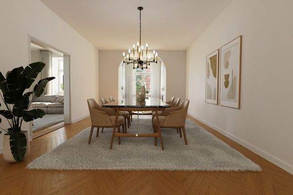 Wohnbereich - mit Möblierungsvorschlag