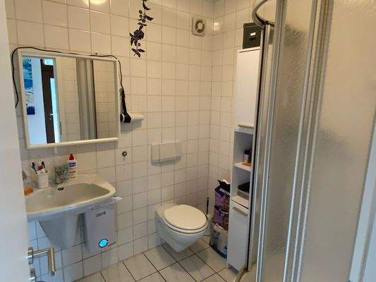 Bad mit Dusche im EG