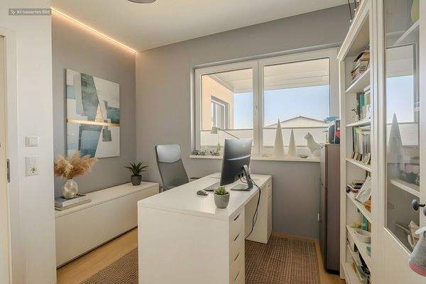 Büro digital möbliert