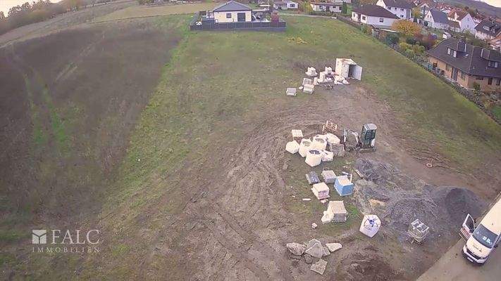 Grundstück von oben (Straßenseite)