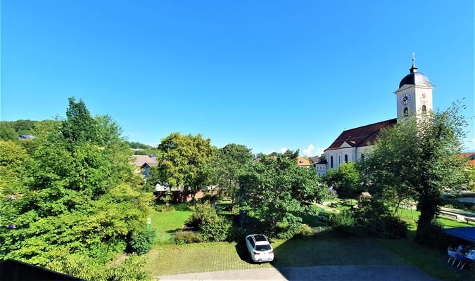 Aussicht vom Balkon