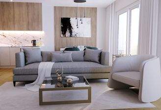 01 Visualisierung Wohnzimmer