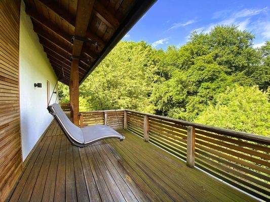 Haus Balkon Schaukel