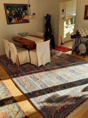 Essbereich im Wohnzimmer 