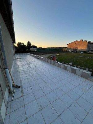 Blick auf die Terrasse