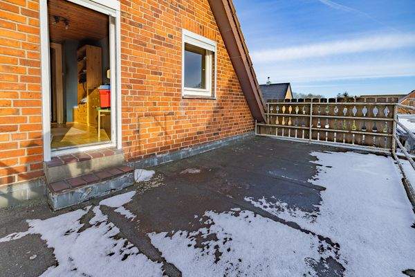 Zugang zum Garagendach