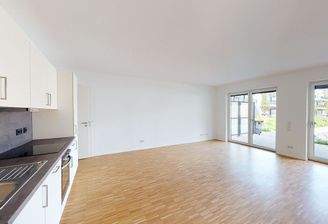 Wohn- und Essbereich (Musterwohnung)