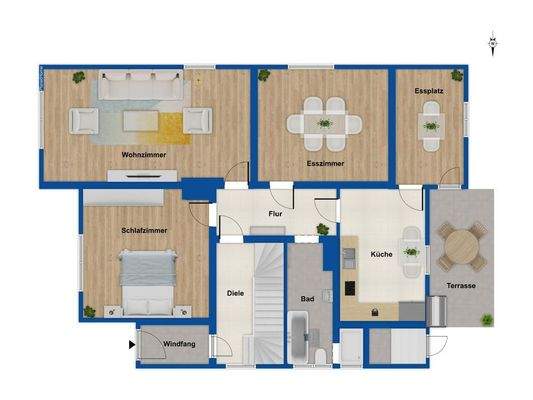 Grundriss Erdgeschoss