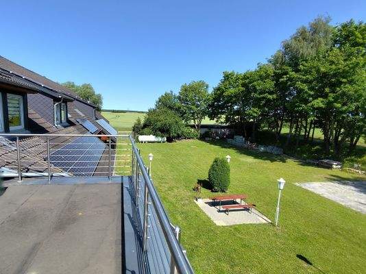 Ausblick vom Balkonzimmer