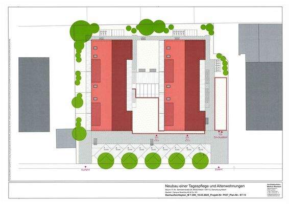 Lageplan - Dachaufsicht