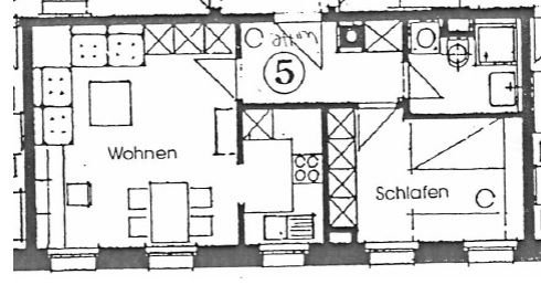 Grundriss WE 5