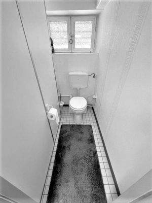 Das Gäste WC im Souterrain