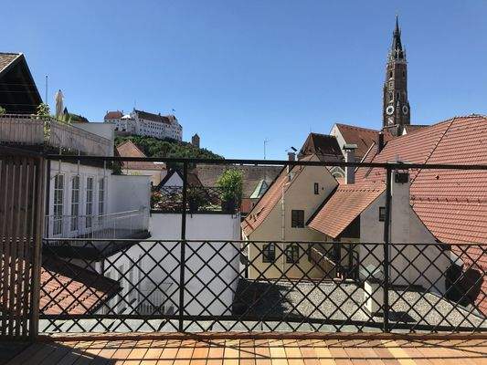 Blick von der Dachterrasse