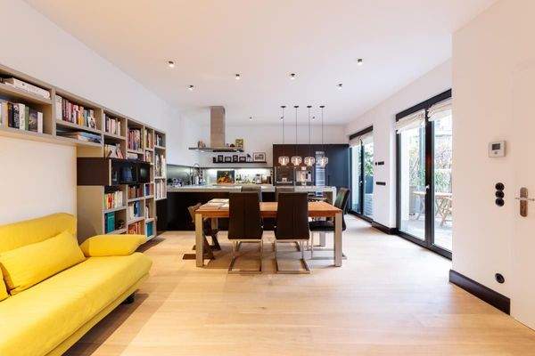 Der Küchen- Essbereich im EG